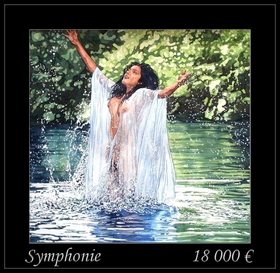 Titre de l'Oeuvre: Symphonie Taille: 75 x 55 cm Technque: aquarelle Merci de m'envoyer un mail si vous souhaitez acheter ce tableau